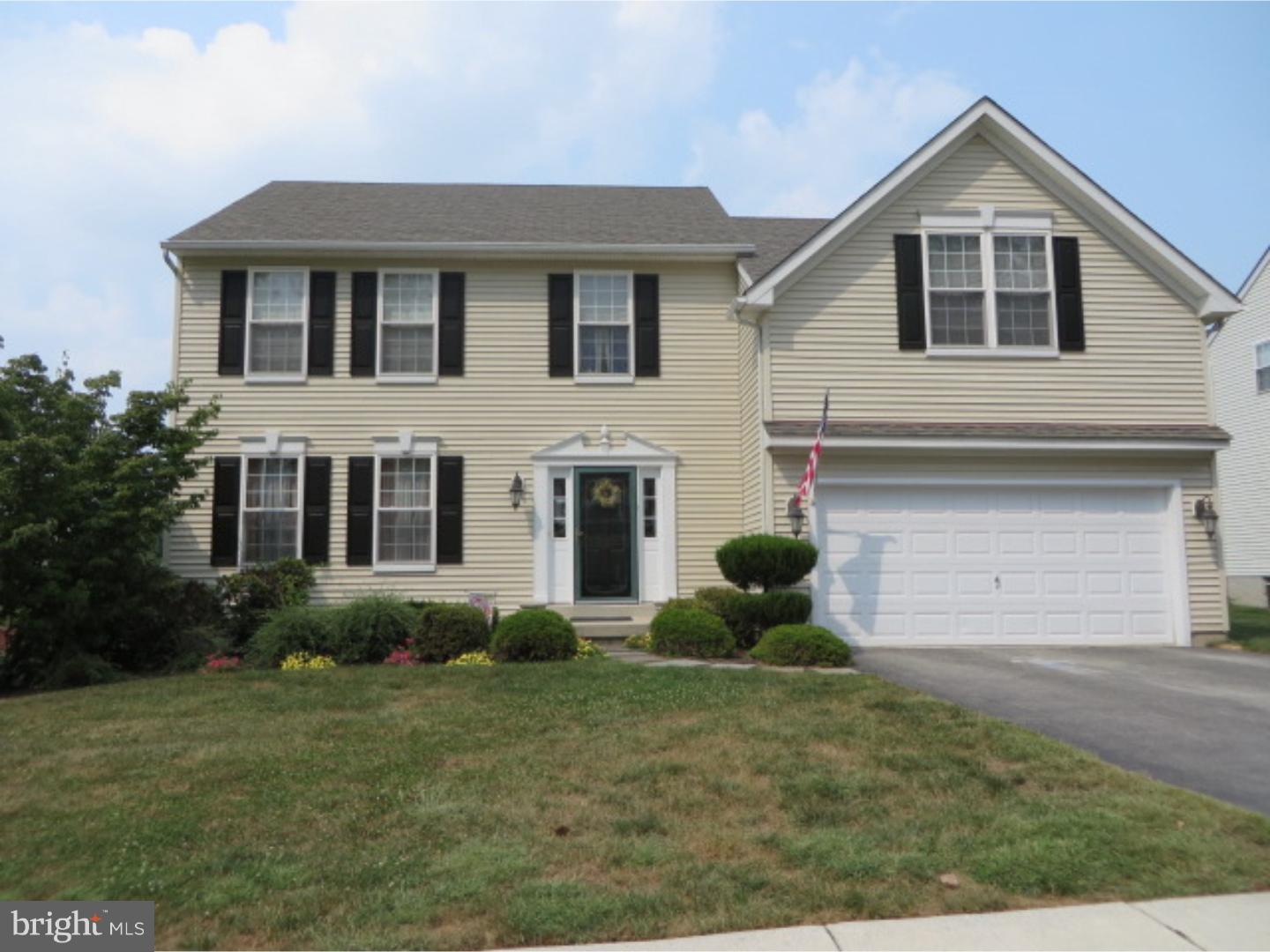 Be the second owners to this lovely home choc-full of amenities. 9' ceilings on first floor, kitchen with island, pantry, expanded breakfast room and recessed lighting. Upgraded carpet, DR with crown and chair rail molding, laundry room with cabinets and utility tub. Basement was finished in 2008, adding approx. 900SF to the living space. There are 4 gathering areas to gravitate to. You and your guests will enjoy the expansive bar area with granite countertops, sink, wine frig and bar frig, play video games or watch great movies in the entertainment area, a separate area with built-in shelving that could be used for whatever suits your lifestyle, plus a separate office with built-in shelving. Speaker system on first floor and basement.   Huge Trex deck with steps to grade to a backyard conducive to outdoor enjoyment.