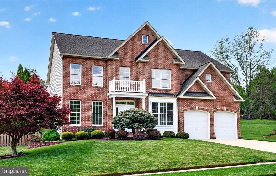 Welcome to this beautifully appointed 4 bedroom, 3.5 bath brick-front colonial, tucked away on a quiet cul-de-sac in the sought after Plumtree Estates community of Bel Air. Offering approx. 4,500 square feet of living space (2 zoned HVAC), this impressive home blends elegance, comfort, and everyday functionality.  From the moment you step into the dramatic two-story foyer, the natural light and open feel make it easy to picture yourself at home. The main level features refinished hardwood flooring (2024), 9’ ceilings, and a floor plan that works beautifully for everyday living and entertaining. The gourmet kitchen is truly the heart of the home, offering a breakfast/table area, extra-large island, granite countertops, double oven, gas cooktop, custom tile backsplash, butler’s pantry and abundance of cabinetry.  Just off the kitchen, the soaring two-story family room features a gas fireplace with mantle  and 2 Palladian windows that fill the space with light. A private first-floor study/office (possible 5th bedroom) with closet is tucked away near the half bath.  The convenient laundry/mudroom next to garage includes washer and dryer, storage and a utility sink.  Upstairs, the spacious primary suite offers a sitting/reading area, large walk-in closet and private bath with double vanities, separate shower, and jetted tub. The 3 additional upper-level bedrooms are generous in size and offer great closet space.  The finished lower level expands your living space with endless opportunities, ideal for entertaining, relaxing, working from home, or creating the perfect guest retreat.  The lower level living includes a recreation area with bar and pool table area (pool table, bar and bar furniture convey), second family room, exercise room/playroom/second office/possible "bedroom" you decide what it will be.  Lower level full bath, storage room/workshop area, and walk-up access to the pool area.  Enjoy the private vacation in the rear fenced back yard featuring a beautiful inground gunite pool, extensive patio and retractable awning.  This retreat creates the perfect setting for entertaining or simply enjoying your own peaceful escape.  This beautiful home truly has it all and more. You’re close to shopping, dining, major commuter routes and I-95, yet the home is setting is nestled in a quiet area away from it all. Just move right in and call it home!
