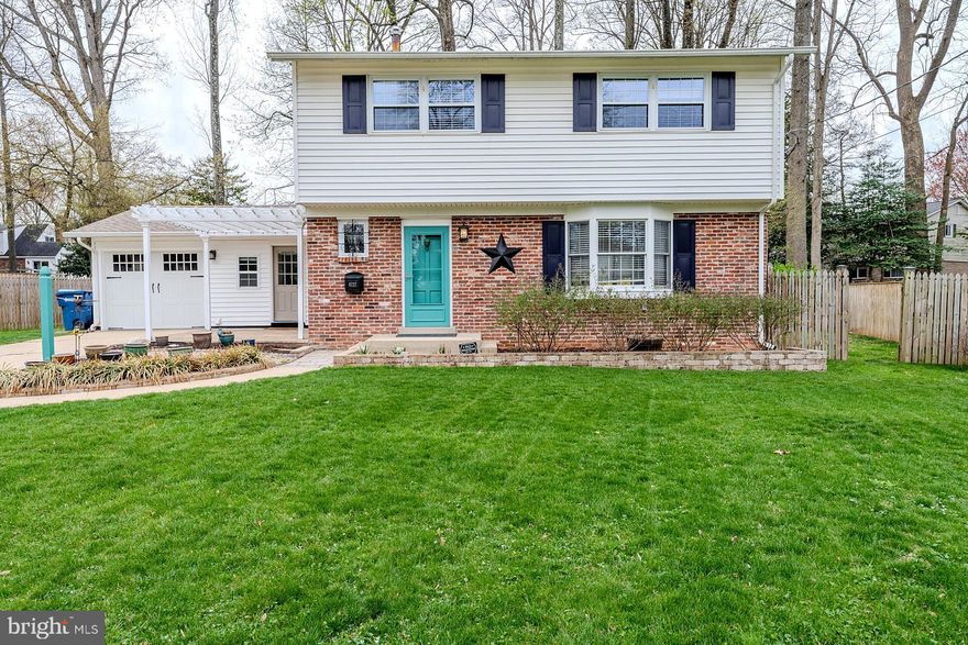 This charming renovated 4-bedroom, 2.5-bath home nestled on a lovely .29 acre lot in desirable Kings Park, in the heart of Springfield, is infused with designer upgrades and is just minutes from I-495, and commuter bus stops. A tailored brick and siding exterior, 1-car garage, front and rear patios, vibrant landscaping, large fenced yard with 2 sheds, open floor plan, hardwood flooring, decorative moldings, upgraded lighting, doors, and fixtures, a remodeled kitchen, and renovated baths create instant appeal. Rich hardwood flooring welcomes you in the foyer and flows into the living room and dining room both featuring crown molding, chair rail and bay windows. Remodeled in 2021, the gourmet kitchen features an abundance of custom wood cabinetry, quartz counters, and Viking stainless steel appliances including a gas cooktop with suspended vented hood. The sunroom, located off the kitchen, is light and bright with slate flooring and has sliding glass doors opening to the large paver patio with a designated BBQ area, and lush fenced backyard dotted by majestic trees, perfect for entertaining and simple relaxation. A sleek renovated powder room, laundry room with cabinets and utility sink, and a mudroom complete the main level. Hardwood flooring continues upstairs and into the primary bedroom boasting a renovated full bath with glass enclosed shower and custom hand laid tile. The additional bedrooms, each with hardwood flooring, share access to the stylish hall bath featuring a granite topped vanity, and tub/shower. The walkup lower level recreation room has plenty of space for games, media, and exercise, and a large unfinished area provides loads of storage space. Community amenities included.