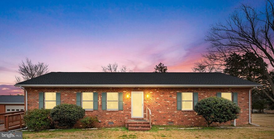 Large brick rambler on double corner lot! Backs to pond with amazing water views from oversized deck.  2 car detached garage with additional workshop and storage space and a new roof  are a must see. Home features a new roof and new water heater as well!