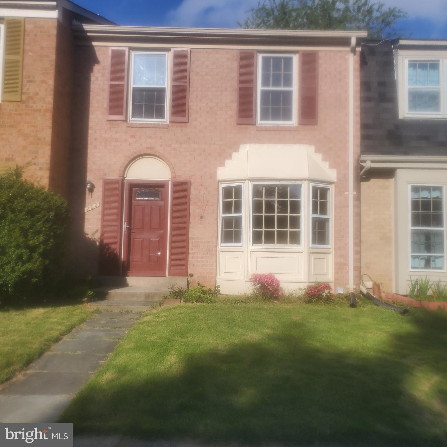 This freshly paint beautiful BRICK FONT townhouse with a large BAY WINDOW. It is spacious and move-in ready! Enjoy 3 bedrooms and 2.5 bathrooms with two(2) assigned parking. The main level features wood floors with bright living room, leading to formal dining room. Large outdoor patio off the dining room perfect for entertaining. The house has NEW REFRIGERATOR, NEW DISHWASHER, NEW OVER RANGE HOOD, NEW GARBAGE DISPOSAL, NEW WASHER and NEW DRYER. The upper level has 3 bedrooms and 2 baths with ceramic tiles. Primary bedroom has an ensuite bath. All bedrooms with wood floor. Every bedroom has an additional ceiling fan. The lower level has rec space, den or can be 4th sleeping area, laundry, and a lot of space to store your stuffs. And plumbing for 3rd FULL BATH (the neighbors at 9206 has 3rd bath room his basement and at 9208 is being made per contractors). The FINISHED BASEMENT also has wood floor, and NEW WASHER & DRYER. This house is located minutes to I-270, other major commuter routes. and close to bus stops. This quiet community has resident swimming pools, tennis courts, gym, etc.... There are plentiful walking and biking trails, playgrounds. Walking distance to 3 shopping centers , restaurants and public transit. CLASSIC SETTLEMENTS TITLE & ESCR at 6 on Montgomery Village Ave. 2, 3 miles near the house preferred as title company.