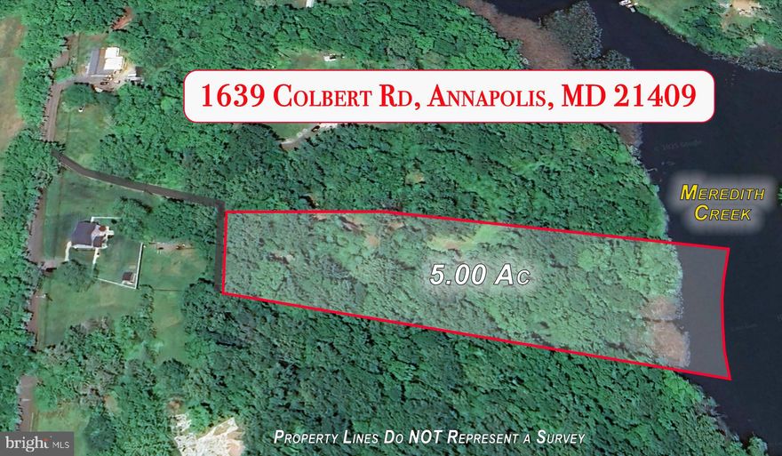Build your dream home on this private five-wooded acre lot on Meredith Creek.  The property has passed perc and can support a house larger than 3500sf with a Bat septic system.  Park in front of the gate and fence. Enter the property on the left side at the end of the fence
Offers will be presented on Friday. Please have your offer in by Thursday evening.