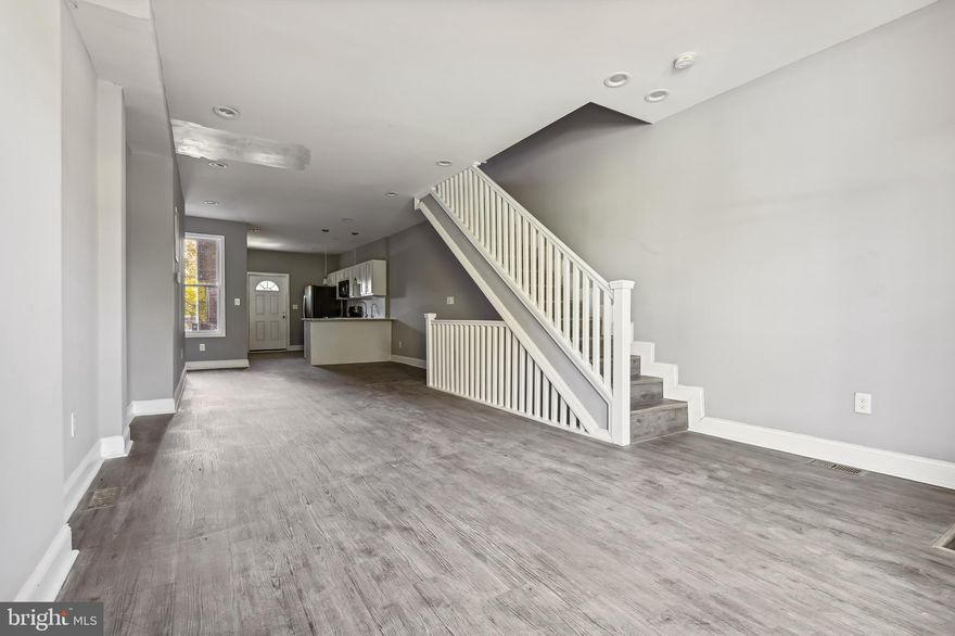 Welcome to 1716 Holbrook Street, a stunning rowhome nestled in the heart of Baltimore, MD 21202. This property boasts a motivated seller, presenting an incredible opportunity for savvy homebuyers. Step into a beautifully renovated space that combines modern luxury with classic charm. The open-concept main level welcomes you with abundant natural light, creating a bright and inviting atmosphere. The kitchen is a focal point, featuring elegant granite countertops and brand-new stainless steel appliances, perfect for culinary enthusiasts and entertainers alike. Ascend to the second level, where three spacious bedrooms await, offering comfort and style. The two tastefully updated full bathrooms add a touch of sophistication to daily routines. Whether it's a peaceful retreat or a vibrant gathering, this home caters to diverse lifestyles. The finished lower level provides versatile space, ideal for creating a home theater, fitness area, or an additional living space to suit your needs. Imagine the possibilities as you make this area uniquely yours. Step outside to discover a private rear outdoor space, perfect for hosting gatherings or enjoying moments of tranquility. It's an oasis within the city, allowing you to unwind and entertain in style. 
 This property currently has a tenant, but the flexibility exists to deliver the home vacant, providing a seamless transition for its new owner. Act quickly to seize the opportunity to call this gorgeous and affordable residence your own. Don't miss the chance to experience the perfect blend of modern living and historic charm at 1716 Holbrook Street. Schedule your viewing today!