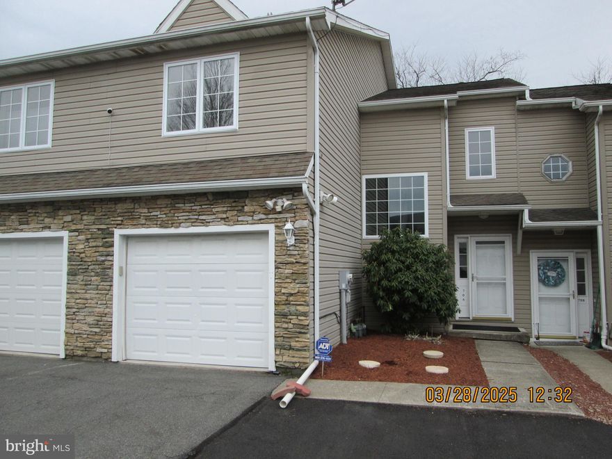 Freshly remodeled attractive townhouse in a great commuter location only minutes to Pa Turnpike and I-81. This home is less than a mile from beautiful McDade Park, an amenity filled 200-acre park. Newly stained deck, new kitchen counters and sink, vanity tops, faucets and tub/shower valves, toilets and bath hardware. New upgrade carpet and pad, new waterproof LVP flooring. New paint, LED lighting, ceiling fans, smoke detectors, door hardware and more. This beautiful townhome is minutes from everything and well designed with a primary suite featuring walk in closet and full bath, one car garage finished and painted with workbench and garage door opener. Other features include a partially finished basement, all appliances included with washer and dryer. Public water, public sewer, all economical natural gas appliances, heat and on demand hot water. Low HOA dues only $1200 a year for snow removal and yard mowing. Seller is a licensed Realtor and acquired the property through Estate and therefore has limited knowledge of the property. All measurements approximate and to be verified by the buyer. NO FHA or Va financing at this time. Buyer to perform any due diligence for any required use.