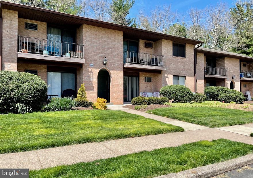 Come see this  pristine first floor condo in Doylestown Commons. This completely remodeled home offers easy access to parking and a open floor plan with beautiful renovations throughout.   The home offers a spacious eat in kitchen with island area, luxury laminate plank flooring,  new appliances, custom cabinetry, gorgeous countertops and convenient laundry/pantry room off kitchen.  The living room also features the luxury laminate plank flooring and sliding glass doors that led to the private patio area to relax and enjoy or walk  through the living room to the two able sized bedrooms, both with double closets, new flooring,  hardware and sliding windows.   The renovated hall bath has a tub/shower combination, new vanity and newer toilet.  This community is walking distance to  the new Doylestown hike and bike trail,  offers easy access to schools, town and walking trails. Top rated schools, healthcare and historic Doylestown Borough are only minutes away. You will love living here.