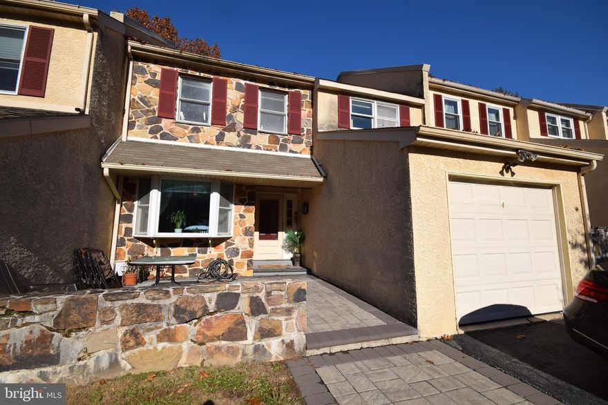 Nestled in the highly sought after Community of Langstoon in Marple Township. This Beautiful Townhome offers 4 Bedrooms including the Loft/4th Bedroom, 2 Full Baths and 2 Half Baths. Set in a Peaceful Location Backing up to the Woods. You will love the Open Floor Plan of this Fabulous Home. Entrance Foyer has Double Wall Closet. Tile Floors compliment the Foyer & Powder Room with New Vanity. Huge Living Room opens to the Dining Room & Family Room. Snuggle by the Gas Fireplace in the Large Family Room which boasts Skylights and a Ceiling Fan. The Dining Room has Sliders to Deck and Picturesque Yard. Dine Al Fresco on the Deck overlooking this Nature Lovers retreat. Kitchen features Updated Appliances, Plenty of Cabinet & Counter Space, plus a Walk-in Pantry. Enjoy a snack at the Breakfast Bar. Natural Light warms the Breakfast Room through the Bay Window overlooking the paver Court Yard. Enjoy a Relaxing Cup of Tea on the 2nd Floor Balcony with a Panoramic View. Master Bedroom Suite Features a Full Bath with Huge Shower Stall, Double Sink Vanity & Walk-in Closet. Two additional Bedrooms have Double Wall Closets. A Beautifully updated Hall Bath & convenient 2nd Floor Laundry complete this Level. The 3rd Floor has a Rare Find in Dundee Mews, a Loft/4th Bedroom complete with a Private Bath. Full Basement Adds Extra Space with a Cedar Closet. Convenient attached Garage has Electronic Door Opener. Located across the street from Paxon Hollow Public Golf Club. Dine on the Deck or Dining Room overlooking the Course. Minutes to the Rt 476 and shopping. All this and NO monthly Fee. Langstoon has always been a great place to live.