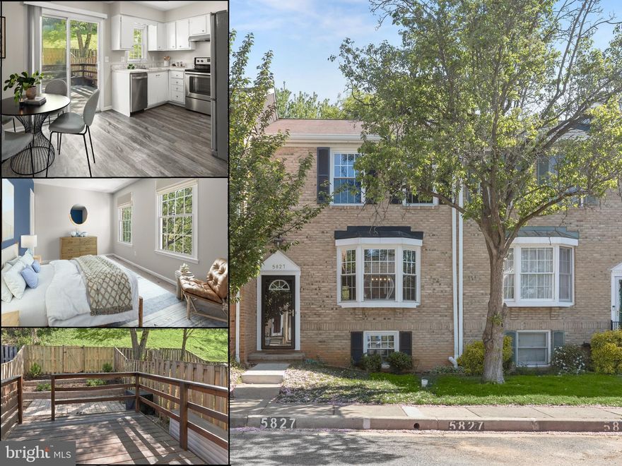 Spacious 3-bedroom, 2.5-bath townhome offering comfort, functionality, and an open, airy layout, thoughtfully refreshed with updated flooring and paint. The main level features an inviting living and dining area highlighted by stylish flooring and a modern chandelier, creating a warm yet contemporary feel. The kitchen includes white cabinetry, stainless steel appliances, and a charming breakfast nook, with sliding door access to the deck overlooking a privacy-fenced backyard, perfect for outdoor relaxation or entertaining. Upstairs, the primary bedroom suite provides two closets and a private full bath, while two additional bedrooms and a hall bath complete the level. The finished lower level adds valuable living space with a generous family room, a large storage and utility area, and a convenient half bath.  Backing to a common area with an open view. Enjoy this prime location just minutes from UMBC, Patapsco State Park, BWI, commuter routes, and shopping and dining options in Downtown Catonsville and Arbutus! Updates/Improvements/Features: TWO Assigned Parking Spots (in front), Front Walkway/Stairs (2026), Exterior Trim & Shutter Paint (2026), and Water Heater (2019).