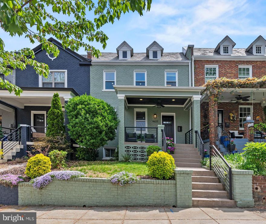 Renovated gem of a Petworth row home comprising 2,100 square feet of refined living space. Nestled on a one-way block, this home blends modern style with practical design.

A front garden and welcoming porch lead into inviting living and dining areas, complemented by an open kitchen with stainless steel appliances, quartz counters, and a large island. Just beyond, a fenced backyard extends the space for relaxing or entertaining.

Upstairs, the primary suite is your refuge, complete with a double vanity and soaking tub in the en suite bathroom. Two more roomy bedrooms offer flexibility — no cramped rooms here! A second full bathroom completes the upper level.

Downstairs, the finished basement provides versatile space with a second living area, a fourth bedroom, and a full bathroom. The basement also offers laundry and backyard access. Enjoy the convenience of ample storage throughout, a detached garage, and plentiful street parking.

Perfectly situated within a vibrant community, you are moments away from Metro, grocery shopping, a farmers' market, the eclectic energy of Upshur Street, and community gathering spot Sherman Circle. This home is your sanctuary in the heart of a thriving neighborhood.

Measurements deemed reliable but not guaranteed. Buyers are advised to conduct due diligence to determine if garage size is adequate for their needs.