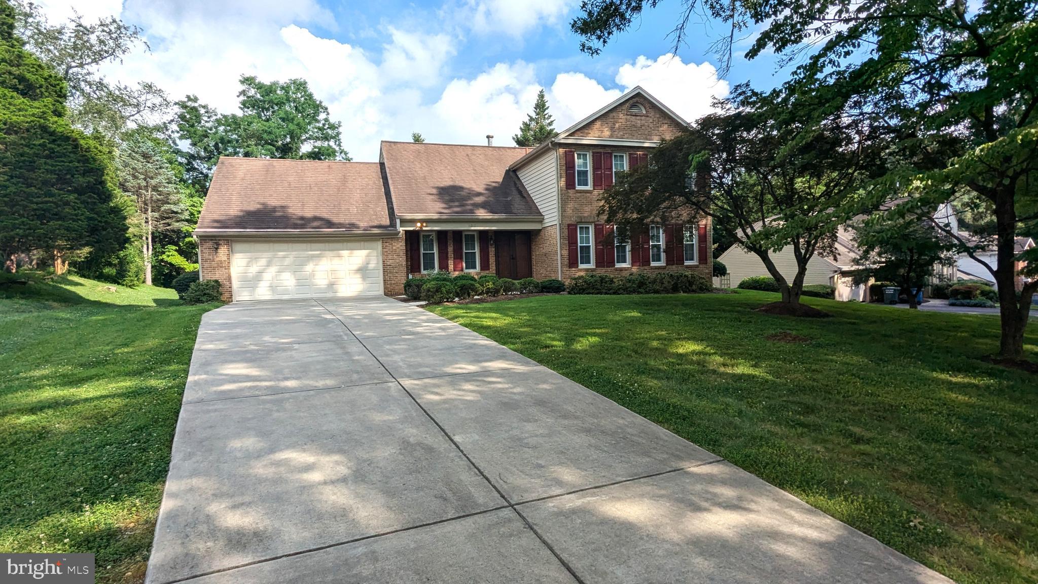 Welcome to this stunning 4-bedroom,3.5-bath Colonial features a brick front, PLUS a den Home in a wonderful Churchill HS location. Engulfed in sunlight! Sited on one of Potomac's prime locations on a big premium lot. hardwood flooring on both the main floor and the second floor. Formal living room, separate dining room and separate home office. The dining room is accessible to the kitchen, making it great for celebrations or a simple dinner. Unique family room with brick fireplace adjacent to the kitchen, sliding doors opening to the backyard. Kitchen with stainless steel appliances, pantry closets, ceramic flooring, and overlooking the backyard. Upstairs, you'll find four generously sized bedrooms, with the owner's suite featuring a separate sitting area. Master Bedroom Suite with two walk-in closets. Spacious second, third and fourth bedrooms with big closets. Hallway full bathroom with bathtub and ceramic flooring. The convenience of the laundry room on the main level, just near the garage on the main level. The large, partially finished basement offers versatility with an additional 5th bedroom, full bathroom and lots of storage space! and a utility room. Near parks, shopping centers, restaurants, public and private schools, library, religious facilities, access to public transportation and I-270/495. Widows replaced 2025, fresh paint. Home is being sold as-is.