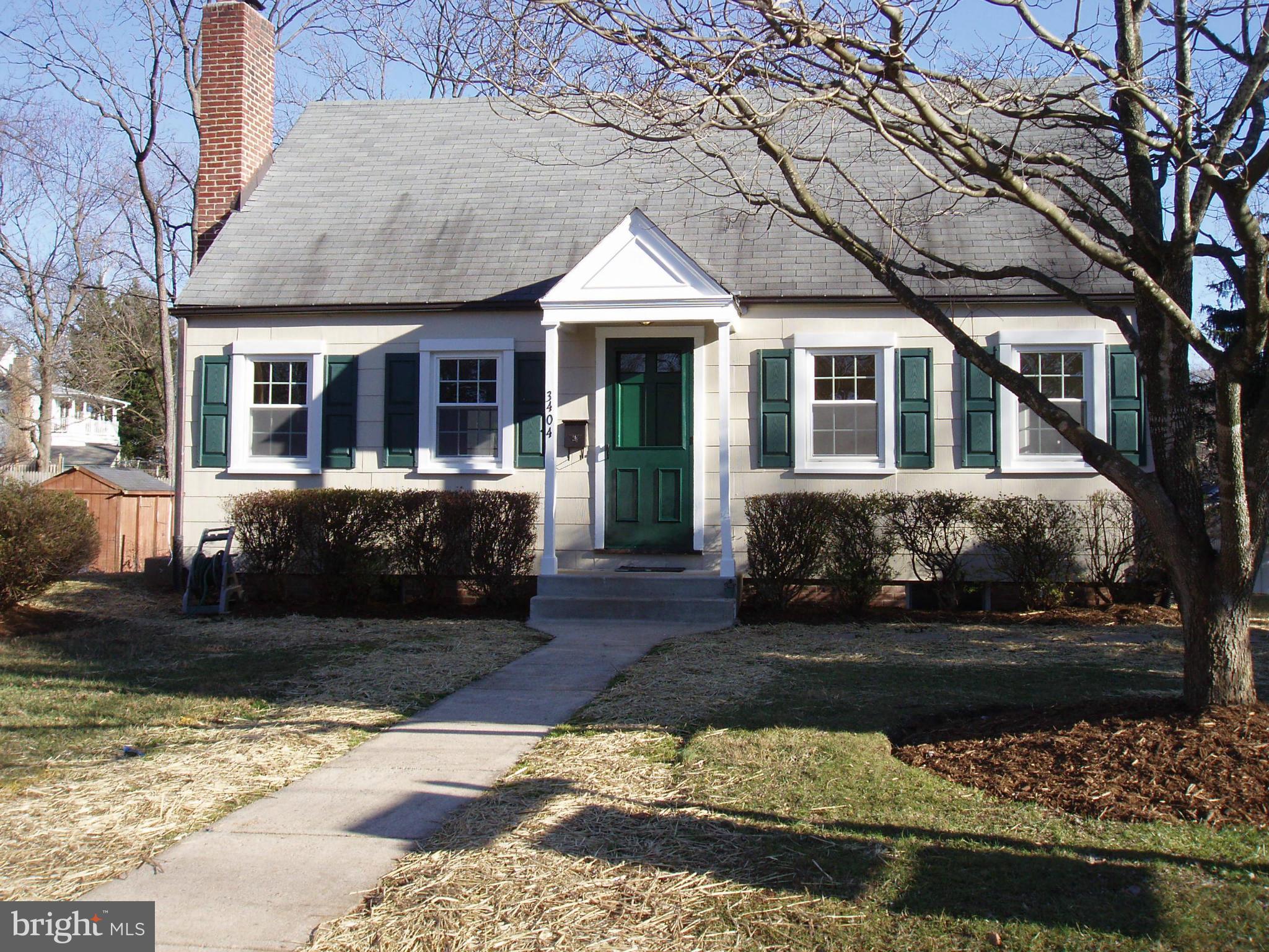 LOVELY CAPE IN SOUGHT AFTER KENSINGTON NEIGHBORHOOD. CLOSE TO PARK, SHOPS AND TRANSPORTATION. INVITING GLASS ENCLOSED PORCH OFF KITCHEN, LIVING ROOM WITH FIREPLACE, DINING ROOM WITH CORNER CABINET, NICE REC ROOMW/CERAMIC TILE FLR. REMODELED BATHROOMS. UPDATED WINDOWS. PRETTY YARD ON A QUIET STREET. A DELIGHTFUL RENTAL PROPERTY.