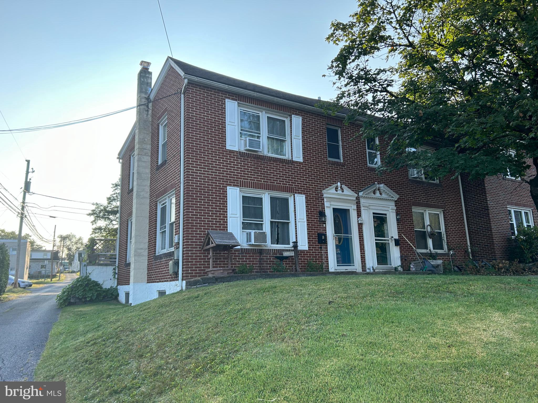 Welcome to 10 E Queen St, a solid brick end-row home offering comfort, convenience, and a fantastic location. This home features 3 bedrooms and 1 full bath on the second floor, making it a great fit for families or first-time buyers.
The main floor greets you with a cozy living room that flows into a nice-sized dining room and a kitchen at the back of the home. Step outside to enjoy a concrete deck and fully fenced backyard, perfect for kids or pets to play safely. A 1-car detached garage adds extra storage and off-street parking. The partially finished basement offers additional living space, perfect for a playroom, home office, or rec area, and also includes the laundry area for added convenience.
A great feature of this property is its location. Redcay Park is directly behind the home, providing a wonderful space for kids and families to enjoy. The Ephrata Rail-Trail is just a block away, ideal for walking, biking, or jogging.
Additional highlights include a propane boiler heating system and the charm of a well-built brick home with the added benefit of being on the end of the row.