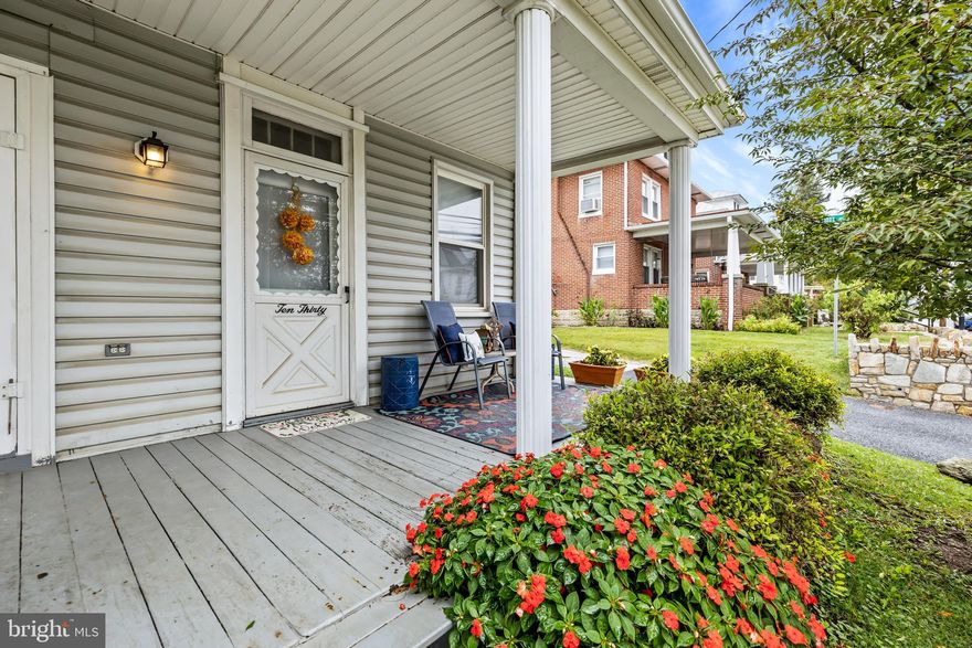 Welcome to this charming 2-bedroom, 1.5-bath duplex house in Hampstead, MD, available for rent. This FULLY FURNISHED gem boasts a unique character that sets it apart from the others. You'll enjoy the covered front porch that is perfect for sitting and sipping your morning coffee. Upon entering, you'll immediately feel the cozy ambiance that this home offers as the layout maximizes every inch of space, creating a warm and inviting atmosphere. The main floor features a well-appointed living area, perfect for relaxation. Off the living room is an eat in kitchen that is stocked full of all the essential appliances and utensils. Next to the kitchen you'll find the convenient in-unit laundry and a half bathroom. Right off of the kitchen is a four season sitting room that opens up to the spacious backyard. Upstairs, you'll find two comfortable bedrooms, and a recently updated full bathroom oasis for you to enjoy. Don't miss the attic where there is extra storage space!

One of the standout features of this property is its location. Situated near restaurants and shops, you'll have easy access to all the conveniences of Hampstead living. Plus, there is one parking spot in the backyard in the shared parking  pad, and additional street parking out front for added convenience. 

Don't miss your chance to make this charming, fully furnished duplex your new home. Contact us today to schedule a viewing and experience the Hampstead lifestyle at its best!