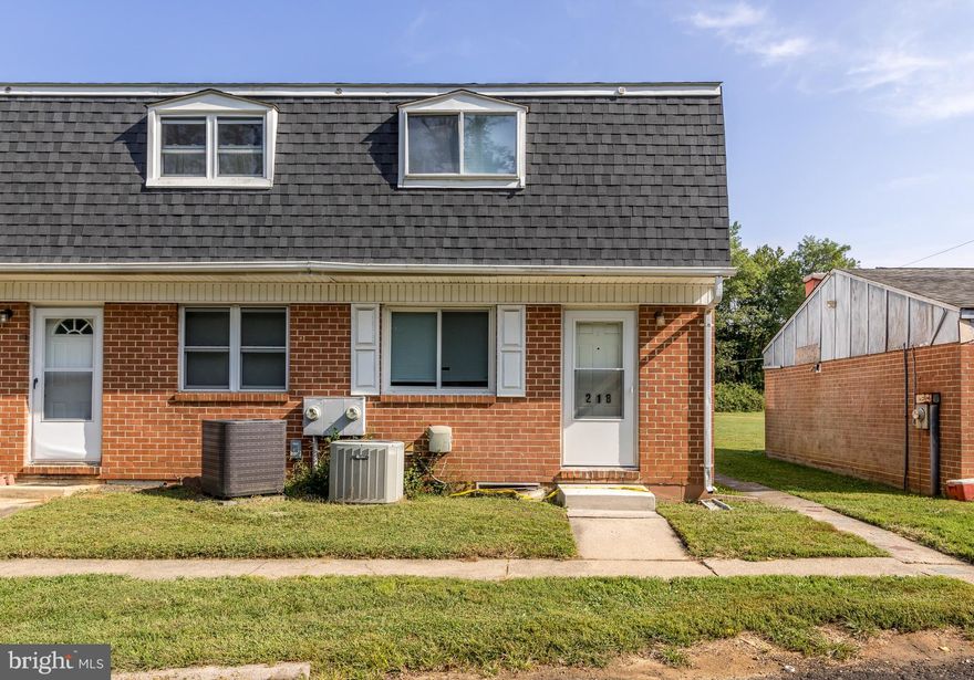 Very nice end of group townhome with finished basement.   Large storage room, with washer and dryer 2 bedrooms , and one full bath 
fresh paint, updated kitchen , new granite counter tops, newer carpet, newer kitchen flooring , new bathroom flooring .   Available immediately!   Easy to show.