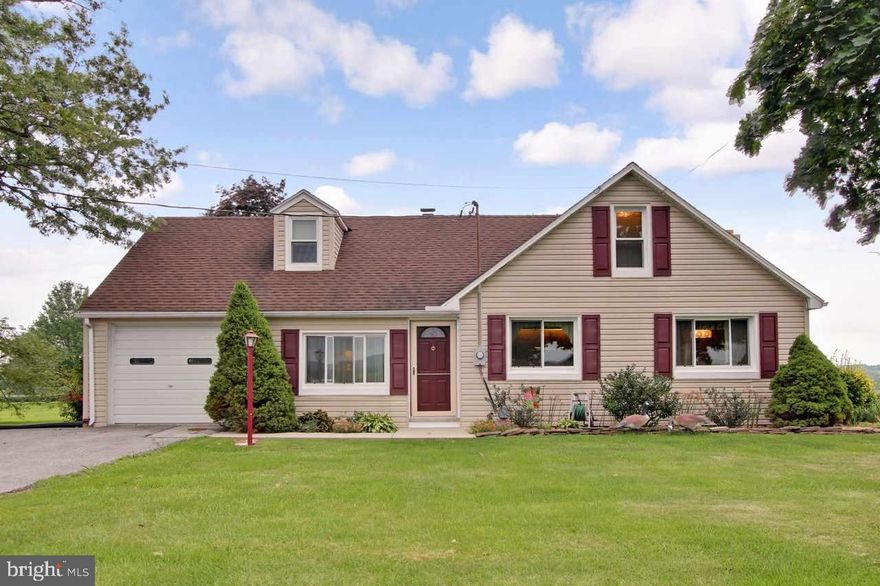 Storybrook charming cape cod lovingly maintained Updates incl new windows/doors/furnace/oil tank Architectural roof is 6 yrs old siding is 7 yrs old Features large FR retro kitchen Great room w/sliding doors that lead to spacious deck Large level yard has an incredible view! 2 story storage shed for all your toys+1 car gar Riding mower incl Too adorable to miss!