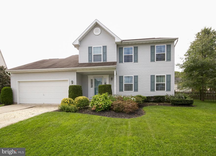 Lovely 4 BR, 2.5 Bath Colonial w/2car garage in popular Castle Blaney.  Fresh paint & new carpet,new frig. Wood floors in family room w/gas fireplace.  Partially finished lower level, ready to be finished w/your personal touch.  Large fenced yard ready for outdoor entertaining!  Conveniently located to schools, recreation, entertainment & shopping.  $695 American Home Shield Warranty provided.