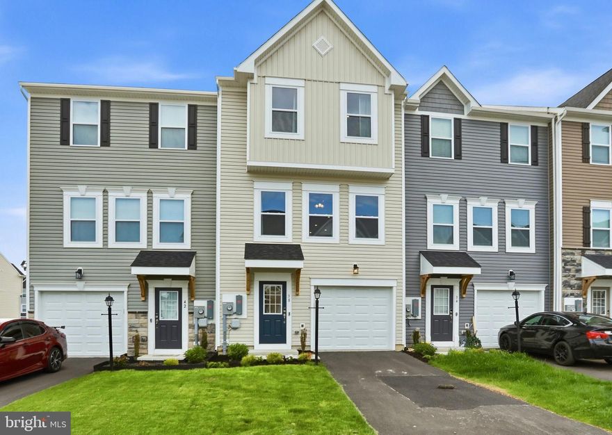 Better than new! Elegant Saint Paul model Townhome (elevation "G" ) in South Brook.  This home has all the bells and whistles! Four bedrooms, three full baths, powder room, huge deck, and oversized garage. The gourmet kitchen has a huge island, breakfast bar, high-end appliances, and granite countertops. The high ceilings are such a game-changer! Located on a quiet street with ample guest parking. These are just a few of the features that make this the perfect home and the perfect location!
