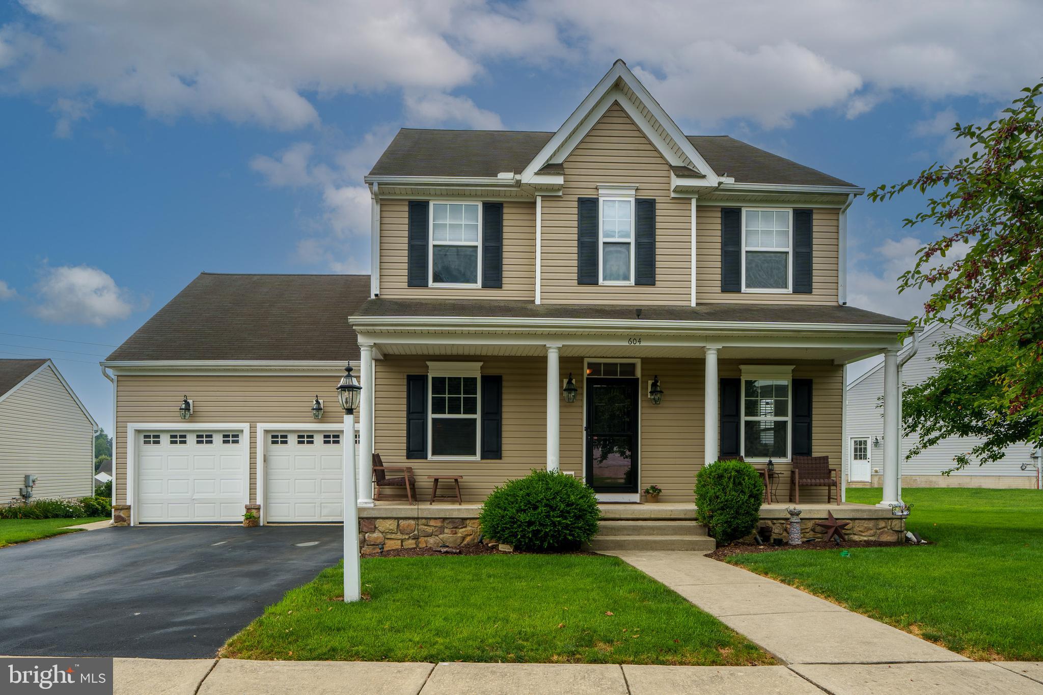 Welcome to this lovingly maintained 2-story home, nestled in a tranquil neighborhood with tree-lined sidewalks. As you approach, the full front porch invites you to relax and enjoy the peaceful surroundings. Inside, you'll be greeted by an abundance of natural light, making every room feel bright and airy.
The cozy living room features a gas fireplace, perfect for those cooler evenings. Just off the living room is the formal dining room, ideal for family meals or entertaining guests. The kitchen boasts a beautiful tile backsplash and a charming breakfast nook—perfect for your morning coffee or casual meals.
The first-floor laundry room comes complete with a washer and dryer.
There's a room on the first floor that offers endless possibilities to suit your lifestyle! Whether you're looking for a peaceful office space, a creative music room, a cozy den, or a quiet study, this room is designed to adapt to whatever you envision. Whether you're focused on productivity or simply unwinding, this room provides the perfect backdrop.
Step outside onto the expansive composite deck, offering a hot tub and an amazing view—an ideal spot to unwind after a long day; it's also perfect for outdoor entertaining! The generous yard includes a shed for additional storage and plenty of space for outdoor activities or gardening.
Upstairs, the oversized primary bedroom is a true retreat, complete with a walk-in closet and a private en-suite bath featuring a double vanity, jetted soaking tub, and separate shower. All bedrooms are equipped with ceiling fans for added comfort. A full bath with a bidet is also conveniently located on the second floor.
The spacious unfinished basement provides endless possibilities—ready for you to transform into a game room, home theater, or additional living space.
Don’t miss the opportunity to call this charming, well-maintained house your home. With so many wonderful features, it’s ready to welcome you! Make this your next Home Sweet Home!