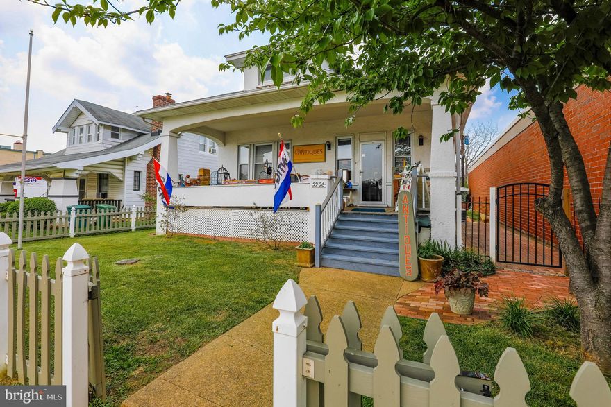 REMARKABLE OPPORTUNITY TO LIVE WHERE YOU WORK OR RUN YOUR OWN BUSINESS FROM THIS UPDATED HOME & OVERSIZED WORKSHOP - located in booming Hamilton this renovated porch front bungalow features an open floor plan with 2 bedrooms on the main level, living room, dining room, kitchen, full bath and fully finished lower level which helps it achieve almost 2000 sq ft of living space.  Currently used as an antique shop with huge two story oversized two car garage in rear of the property.  C-2 zoning, buyer to verify permitted uses, sold as-is.