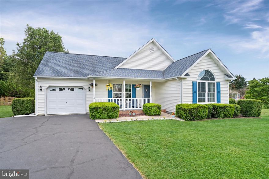 This charming 3BR 2BA ranch in Dogwood Village offers fantastic curb appeal and a storybook charm that is sure to impress. The open floor plan and soaring ceilings create a spacious and inviting atmosphere, perfect for one-floor living. The home boasts recent updates to major items such as the roof, HVAC, windows, and hot water heater, as well as new flooring and fresh paint throughout. The fully encapsulated crawl space with a warranty adds peace of mind for the new owners. 
Situated in the beloved community of Dogwood Village, this home offers the best of both worlds with no HOA fees yet a close-knit neighborhood feel. The front porch is a relaxing spot to unwind, and the professionally landscaped property with a row of green giant arborvitae adds to the outdoor appeal. Galena is a hidden gem with plenty to offer, including proximity to the Sassafras River for boating, fishing, and watersports. Just 10 minutes from Middletown, DE, residents can easily access medical facilities, restaurants, and shopping while enjoying a quieter, more relaxed lifestyle. 
Affordable home prices in Galena make it a desirable location for those seeking a peaceful community with modern amenities. Don't miss the opportunity to explore all that Galena has to offer during the upcoming Dogwood Festival this weekend. Come see for yourself why this home is the perfect blend of convenience and charm!