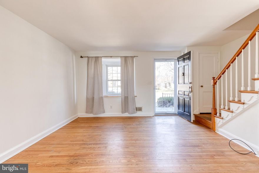 Charming Townhome in the Knettishall Neighborhood! Featuring 3 full bedrooms, 2 full bathrooms, an updated kitchen, and beautiful natural hardwoods throughout the main and bedroom levels, this home has wonderful flow and room sizes. A large deck is perfectly suited for upcoming Spring nights of outdoor entertainment. Upstairs has three large bedrooms and a light filled bathroom. The lower level is fully finished with a full second bathroom, walk-up to the backyard, and plush carpeting. Don't miss the opportunity to move into this wonderful Towson home!