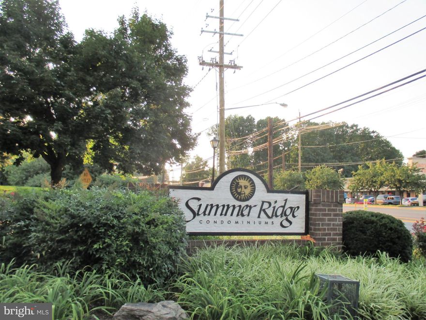 Bright, spacious top floor unit at Summer Ridge. Open floor plan offering entry foyer, double entry kitchen with newer appliances, laminate flooring, fresh paint,, separate living and dining rooms, private patio, spacious laundry area with storage, HMS home warranty plus 1 assigned parking space. Low condo fee covers water and community pool/ tennis court. Excellent location close to Shady Grove.