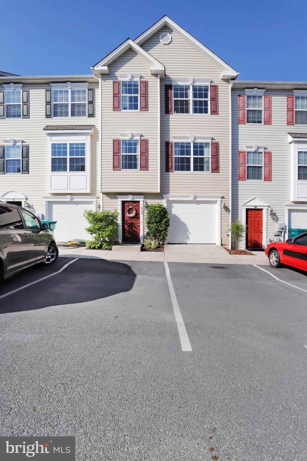 Beautiful, Spacious Townhome in Greencastle! Over 2100 square feet with 3 finished levels! Large family room on main level with walk out to the backyard! Main level laundry with stackable washer and dryer. Gorgeous kitchen with granite counters, black & stainless appliances and pantry. Large dining room with crown moldings and chair rail! Large living room! Third level has a beautiful master bedroom with trey ceilings, walk-in closet and large bathroom with double sinks and a walk-in shower. Two additional bedrooms and full bath round out the third level. Lawn care, snow removal and trash included in rent. Landlord pays HOA. This is a must see!
