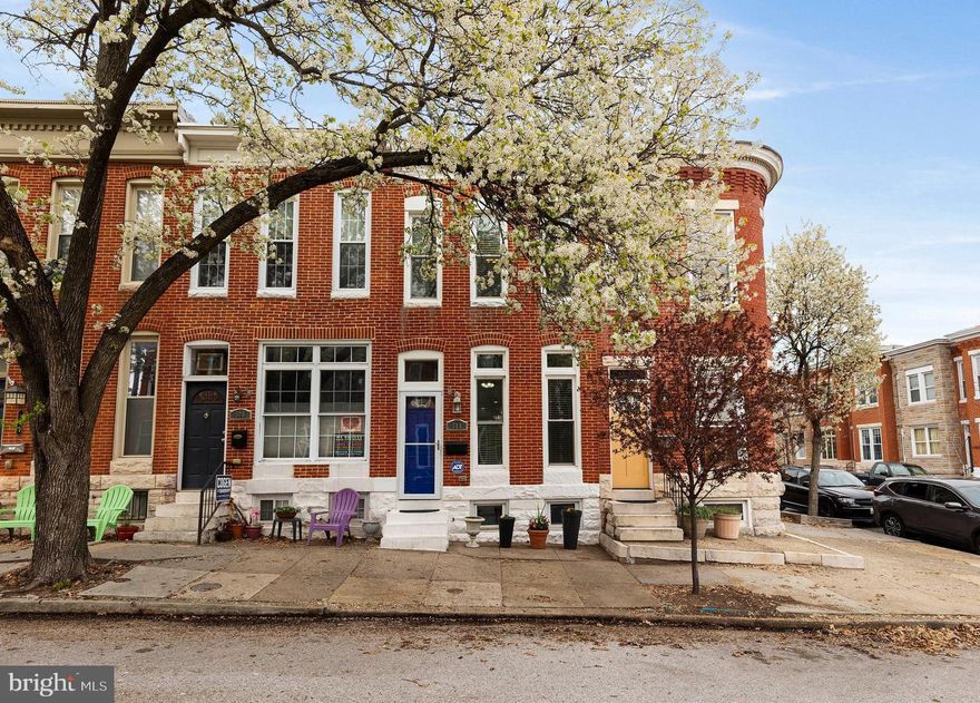 Welcome to 508 East Barney Street in the highly desirable Riverside neighborhood of South Baltimore!  This beautifully renovated home is located on a tree-lined street steps away from the 17-acre Riverside Park and features 2 bedrooms, 2.5 bathrooms, and 1 car off-street parking.  This 13-foot-wide home is bright and airy thanks to large windows and tall ceilings.  The main living level provides an open floor plan, hardwood floors, exposed bricks, and a custom open staircase.  The kitchen offers an abundant amount of storage and is highlighted by stainless steel appliances, granite counter tops, and a tiled backsplash.  The laundry and a powder room are located at the rear of the home.  Upstairs you will discover two suites with attached bathroom.  The primary bedroom includes a walk-in closet in addition to an additional full-size closet.  The rear bedroom provides access to the roof deck.  The large roof deck is great for entertaining and offers views of the Domino Sugars sign.  The lower level is unfinished and provides plenty of dry storage.  Recent upgrades include HVAC (2020), Hot Water Heater (2020), Windows (2019), Exterior Doors (2019), Washer (2019), Dryer (2019), Kitchen Appliances (2019).