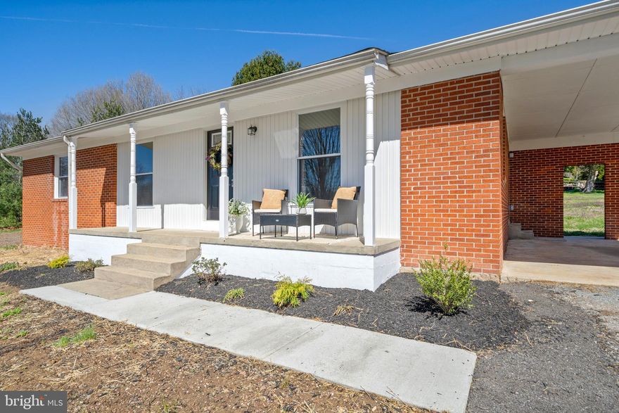 Don’t miss this one! Lovely renovated rambler with full finished basement situated on 1.21 acres. Spacious kitchen with island, stainless appliances, and plenty dining space for all. Easy to care for luxury vinyl plank flooring on the main living and basement. Primary bedroom with full bath. Two additional bedrooms on the main level with a beautiful hall bath. New septic system, roof, heat pump, windows, hot water heater and front walkway. The lower level features a nice size family room, recreation room/game room and an additional bedroom and office. Plenty of room for family and friends. Conveniently located to shopping, dining, and major highways.