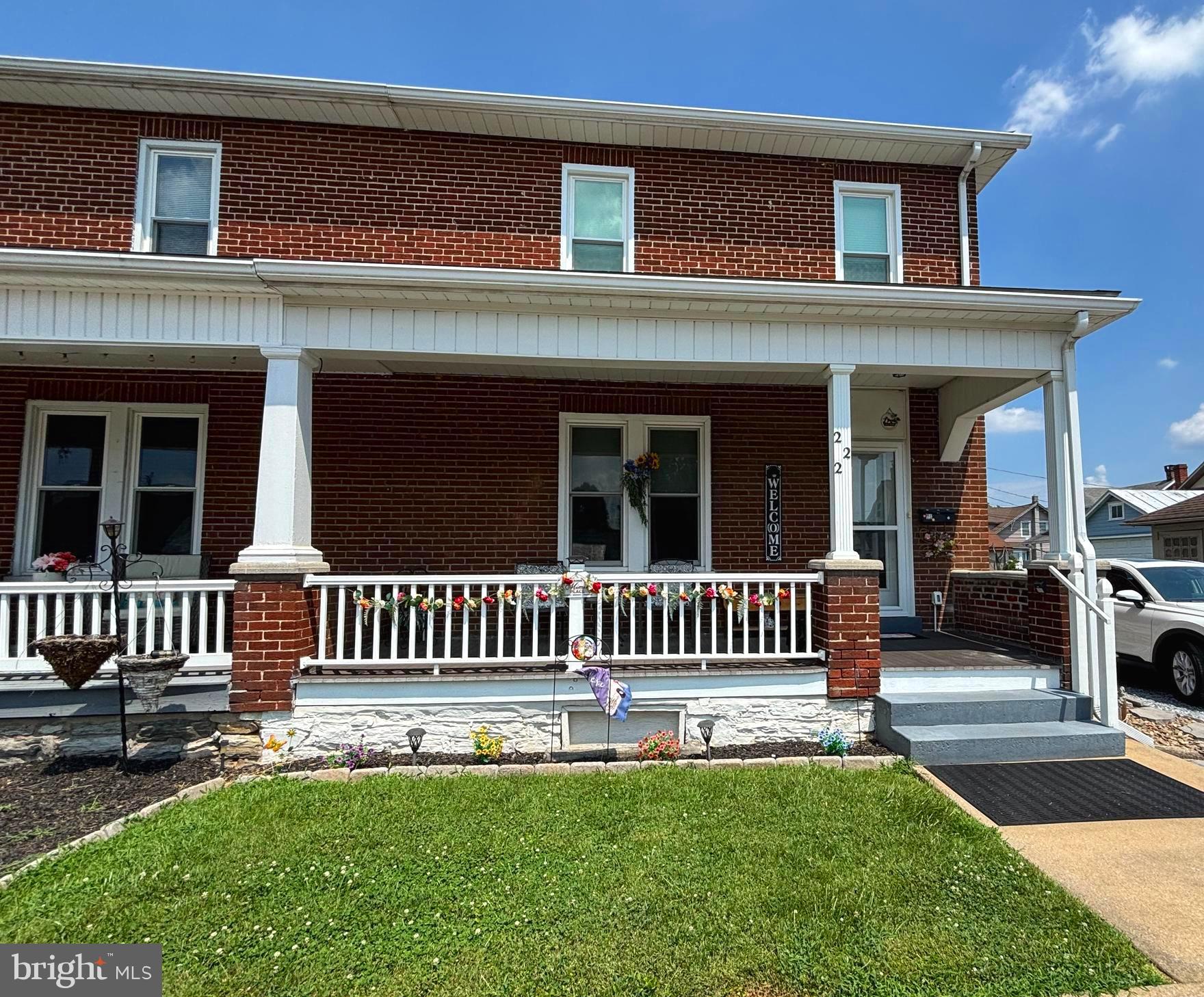 Charming Brick Duplex in Palmyra – Move-In Ready & Packed with Updates!
Welcome to this well-maintained solid brick duplex nestled on a quiet street in Palmyra. Offering 4 bedrooms and 2 full baths, this home combines classic charm with modern updates, making it an ideal choice for those seeking comfort and style.
Enjoy the convenience of a first-floor laundry, a beautifully renovated front porch, and a new back porch perfect for morning coffee or relaxing evenings. The fenced-in backyard features an above-ground pool and a fire pit, providing a private retreat just steps from your door. A one-car garage with electric adds storage or workshop potential, and 2 off-street parking spaces makes for easy come and go.
Inside, you'll appreciate the new roof, new windows, new water heater, and central air—all contributing to year-round comfort. The home is heated by efficient natural gas and comes fully equipped with all appliances.
Located just a short walk to local schools and a playground, this home offers the best of small-town living with convenient access to nearby amenities. Schedule your showing today!