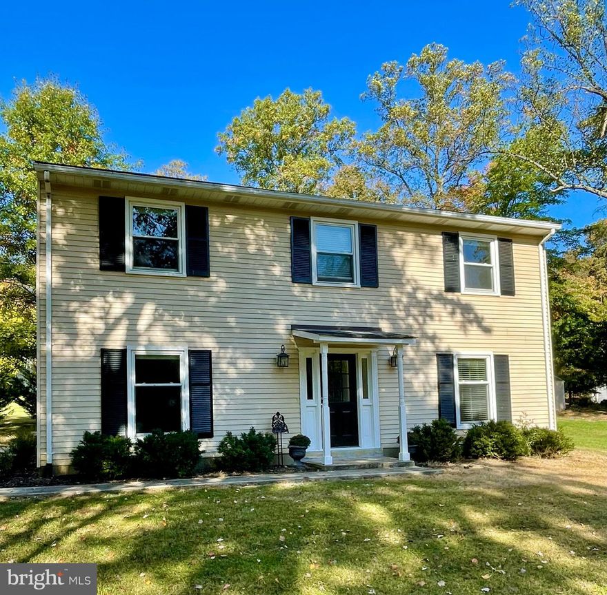 BACK ON MARKET BUYER FINANCING FELL THROUGH. Great New lowered price for a great property. Nice house in a peaceful neighborhood on a manageable 1 acre corner lot with Comcast and no HOA. Feels like Country yet paved roads all around. . Excellent commute location on the DC side of Warrenton and all the amenities of Warrenton and Gainesville shopping.  Yellow aluminum siding on this colonial style home with lots of space on Main floor that offer a family room, living room dining room, laundry room and updated kitchen. Newly carpeted upstairs bedrooms and fresh paint. Public Water. Brand New 3 bedroom Alternative septic installed Spring 2023.  Please note the VDH Conditional Construction permit states:  Sewage Conditions: Limitation on the number of persons occupying or using the dwelling served by this Onsite sewage disposal System. The number of people using or occupying this dwelling is limited to 6 persons.
Detached 2 car garage can also serve as a spacious shop, refreshed gravel driveway with loads of parking space.   Ready for new owner move-in.