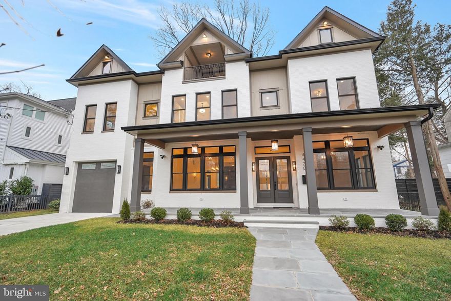 Welcome to 4428 Albemarle Street NW, a residence that distinguishes itself not just by its grand 8,300 square foot scale but by the uncompromising specification of its materials and the precision of its build. Set on a serene tree-lined block in the heart of American University Park, this estate represents a collaboration of elite contractors and suppliers that results in a home where artisanal details meet modern durability. 

Walking down the block you will notice the home’s commanding presence immediately as it is anchored by expert masonry and exterior brickwork executed by Guardado Construction. The walkway and welcoming front porch feature saw-cut Select Grade Pennsylvania Bluestone from the quarries of Central Pennsylvania.

Once inside, the precise structural framing by Perez and Serrano Construction provides the canvas for space designed for living. Light pours into all four levels through custom Andersen windows and transoms, including floor-ceiling picture windows, indoor-outdoor fireplace, and full glass patio doors. Custom-fabricated 4-level floating stairs have been finished-in-place with steel and white oak in harmony with the home's design language.

The heart of the home is defined by rare and curated surfaces. The chef’s kitchen with a dedicated coffee station and dual-islands features a showstopping installation of Tunisian Saharan Noir Marble, which is a unique piece sourced specifically for this estate by Marble Systems. This dramatic stonework complements a suite of premium appliances (GE Monogram, AGA, Jenn-Air, XO) supplied by M&M, which convey with fully reset warranties to ensure peace of mind for you as the new owner. The main living areas are grounded by natural-finish White Oak hardwood planking that is as durable as it is timeless.

The Primary Suite features a fireplace, custom-crafted closets, and walks out to a balcony that spans the entire 60' of the rear wall overlooking the backyard oasis with an outdoor kitchen patio, firepit platform, and enough space for large gatherings.

The bathrooms set a new standard for maintenance-free luxury. Floor-wall seamless Calcutta porcelain slabs on the bathroom and shower walls eliminate grout lines and prevent staining or mold. The plumbing fixtures are a collection of Kohler designs supplied by Grof USA and feature striking matte black Elate accents.  

The upper levels offer generous bedrooms and a massive top-floor loft perfect for a teen retreat, Au Pair Suite or home office, with balconies overlooking the front and rear yards. Citidoors-supplied high-quality doors ensure security while enhancing quiet luxury. Behind the walls, the home features 3 climate control zones powered by Carrier equipment, 80-gallon stainless steel water heating system, whole house filtration system, intelligent lighting and electronic systems, CAT-6 wiring, and home-theater-ready wiring.

Life at 4428 Albemarle offers the perfect balance of urban vibrancy and residential tranquility, where you are perfectly positioned for a walkable lifestyle. A short stroll takes you to Massachusetts Avenue where you can enjoy local favorites like Millie's for dinner or pick up premium goods at Wagshal's Market. You also have easy access to the shops and dining of Tenleytown and Friendship Heights including Whole Foods and neighborhood cafés. With premier schools like Janney Elementary nearby, along with Turtle Park and the Tenleytown Metro on the Red Line this location is unrivaled for convenience and community.