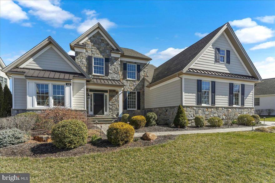 There is no need to wait and build your dream home with ample first floor living. This home has been meticulously maintained and shows like new construction. Welcome to 407 Park Hill Lane, a detached Merion collection single home located within the luxury Toll Bros built community of Liseter with a primary bedroom suite on the first floor of this beautiful home. This bright and cheery home features an open floor plan, upgraded flooring throughout, elegant upgraded trim/crown molding package, Bose speaker system in the kitchen and study, entire home generator and tinted windows The gourmet kitchen with solid surface counters features stainless steel Wolf and Sub Zero appliances, under cabinet electrical outlets as well as upgrades cabinetry. Spacious 3 bedrooms with 2.5 baths. The primary bathroom has heated floors with upgraded cabinetry. Large unfinished basement for storage with an egress window installed should you wish to finish the basement. The driveway is styled fully with pavers which lead to the carriage style 8' garage doors of the 3 car garage with epoxy coated floors plus a garage HVAC system. There is also a small deck which leads into your mud/laundry room and a large rear deck with a natural gas line installed to easily hook up a gas grille. Click on the video link for your interior tour of this amazing home! Liseter offers you many amenities and activities including the amazing community clubhouses, pool, tennis, sport courts, outdoor pavillion and fitness center. Conveniently located less than five minutes from Whole Foods, Amazon Fresh, Ulta and local restaurants. Just a short drive to area shoppes and fine restaurants in downtown Wayne, West Chester and Media as well. Conveniently located near many area private schools, golf clubs as well as minutes from the Philadelphia airport, major highways, Paoli train station and King of Prussia shopping complex.