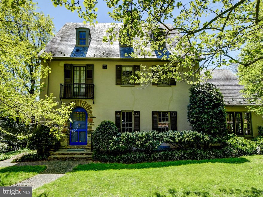 Fabulous offering on great block in Homeland. This home boasting over 3,300 square feet just exudes charm - great flow on the main level. The living room offers exquisite built-ins & gorgeous fireplace, elegant formal dining room, sunroom & large eat-in kitchen with an island + butler's pantry with handsome period cabinets. From the dining room, step out to a delightful patio which leads to a most pleasant yard. The upper level offers two bedrooms sharing an updated jack & jill bathroom, along with a large primary suite with oversized closet. The primary bathroom, along with the hall bath, has been renovated with classy & timeless materials. The third level offers two additional bedrooms & a full bathroom. Partially finished basement. This enchanting house offers great spaces both inside & out. Recently installed ERV system. Detached garage