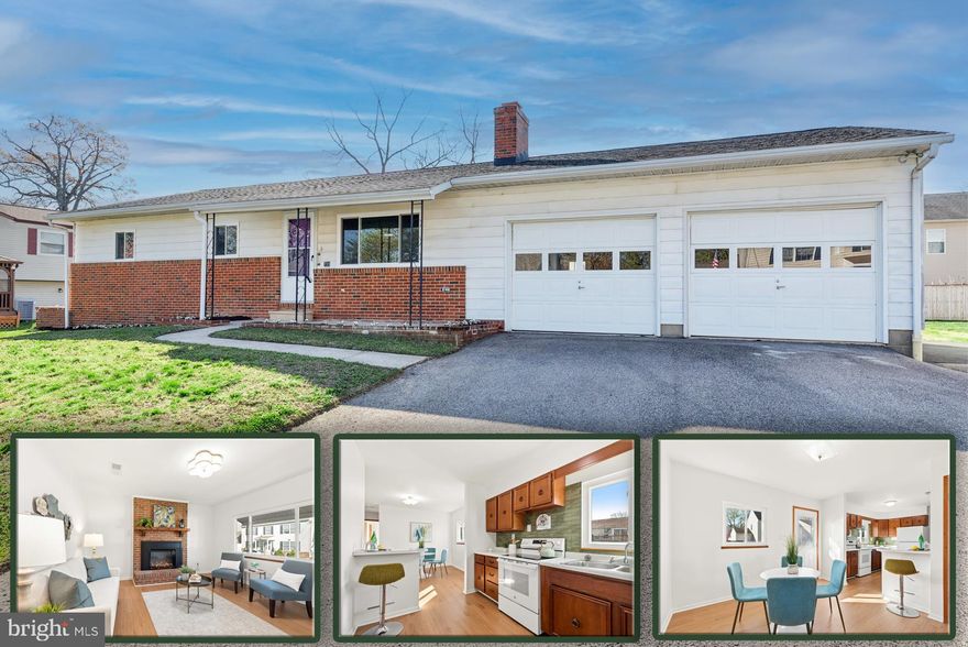 OPEN HOUSE 4/12 1pm-3pm Fantastic Ranch with plenty of room to grow in Green Haven! This property is immaculate!  Upgrades Galore! New Windows, New Appliances, Newer Roof, Brand New A/C,  Fresh Paint and All New Floors,  New Electric Fireplace, Updated Electric, New Toilet and Vanity, 2 New Garage Openers, New Lighting, Waterproofed basement, Extended Driveway.  Basement has plenty of room for an additional bathroom,  a gated walkout to the backyard with Huge Backyard!  Attached 2 Car Garage with additional work space and plenty of parking with extended driveway!