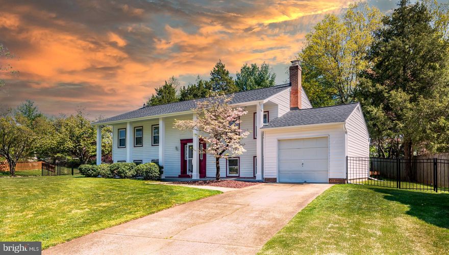 Beautifully appointed and very well maintained 5BR/3BA home in the heart of Centreville *  1 car garage * Renovated Kitchen (2021) with elegant white cabinets, granite countertops, stylish subway backsplash, center island and stainless steel appliances * Large Living Room and separate Dining Room * Spacious Sunroom addition leading out to a private patio * Owner’s suite with a full bath * Large secondary bedrooms * Fully finished walk-out basement * Lots of storage * Huge, fully fenced flat yard backing to trees * Tons of upgrades* Beautiful LVT floors (2021) * Roof with new gutters and leaf guards (2020- 6 year warranty & 25 year shingle) * Wrought iron fence and privacy fence for patio (2020) * Sliding back door (2019) * Front screen door (2019) * Water heater (2018) * HVAC (2017) * Concrete patio (2017) * Kitchen appliances (2016) * New exterior paint (2020) * Replacement windows * French drain system with underground drainage to prevent basement flooding * Two sump pumps * Great location * Minutes from I66, Rt 28 & 29, Dulles airport, shopping and restaurants!!!