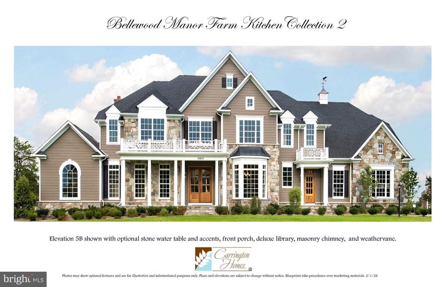 Christmas Tree Lane is a must see!  Beautiful 11 acre homesites available in historic Unison - minutes from Middleburg.

 Modern Farmhouse and French Country architecture designed by James McDonald of Great Falls. 

Priced here is our Bellewood Farm Floorplan Carrington's Signature Farmhouse Kitchen.  Other home styles include the Glen Springs, Ashlawn and  Magnolia Way.  See Sales Manager for details.

Visit our Bellewood Manor and Magnolia Way Decorated Model Homes at Banbury Cross in Middleburg.  Open Weekends 11am - 5pm or by Appointment.  From Leesburg: Take Rte. 15 S to Rte. 50 W.  Turn right on Sam Fred Road just before the Village of Middleburg.  Banbury Cross is on the right.  23158 Secretariat Park Lane. 

Features, square footage, beds & baths are per base floor plans. HOA fees are estimates.