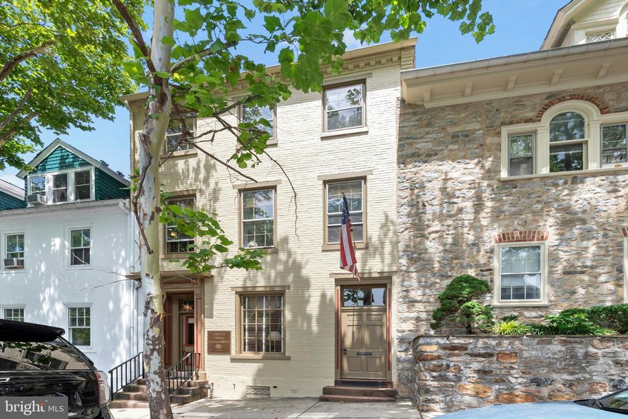 This amazing property has HISTORIC VALUE and GREAT INVESTMENT POTENTIAL for PERSONAL OR COMMERCIAL USE.  The building could be a ground floor OFFICE or STOREFRONT, with WORK/LIVE-IN quarters on the upper floors.  Or it can continue its us as a PROFFESIONAL OFFICE.  Located in the center of Bethlehem's HISTORIC DISTRICT and UNESCO  World Heritage Site, it is just a half block up from Main Street.  The property was home, for over 150 years, to the Moravian Church offices and Saucon Mutual Insurance, with the top two floors serving as a private residence.  For the last 25 years it has housed offices for a financial services company.  With dual front entrances, 9-10' ceilings, period appointments and a premier location in BETHLEHEMS'S CENTRAL BUSINESS DISTRICT, the building offers a great opportunity to invest in a highly visible and high-volume location.