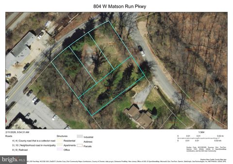 Vacant Land For Sale - 804 Matson Run Parkway<br/> New Castle County, WILMINGTON, DE 19802