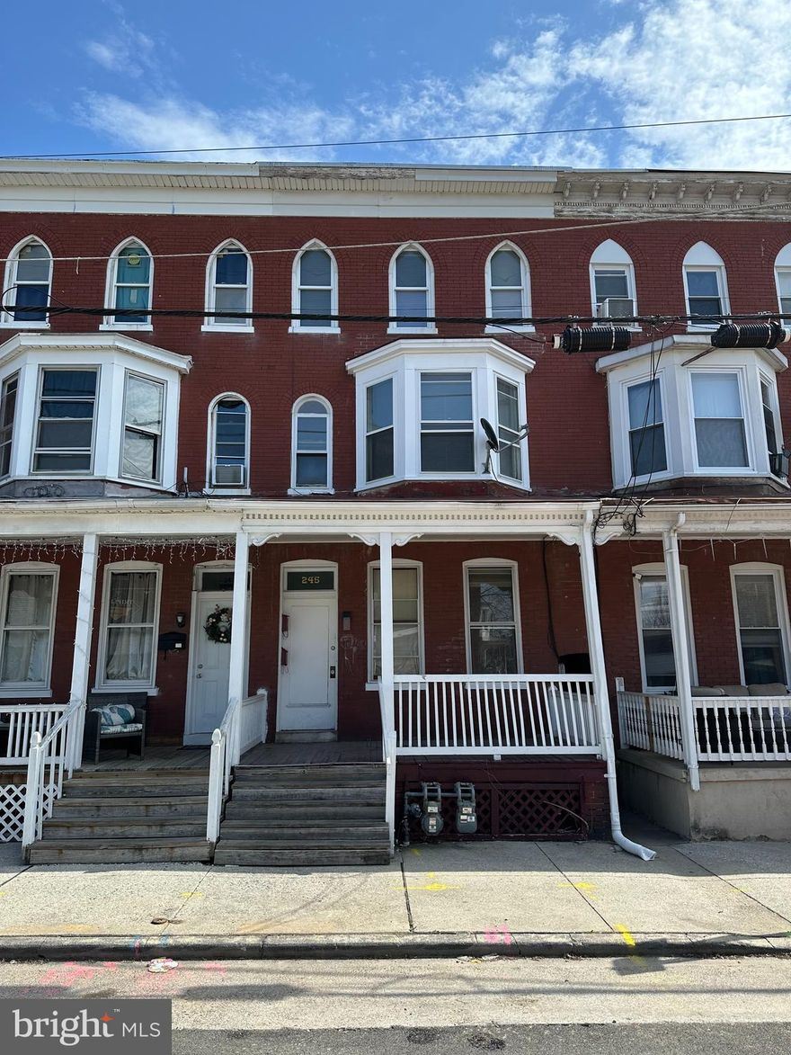 Great investment opportunity in the heart of York City! This well-maintained 2-unit row home at 245 S Belvidere Ave offers strong income potential for both seasoned investors and owner-occupants alike. The first-floor unit features 1 bedroom and 1 full bathroom, offering a comfortable and efficient living space. The second-floor unit includes a private entrance and boasts 3 bedrooms, 1 full bathroom, and a balcony-perfect for enjoying outdoor space and added tenant appeal. Whether you're looking to expand your portfolio or live in one unit while renting the other, this versatile property is a fantastic opportunity. Schedule your showing today!