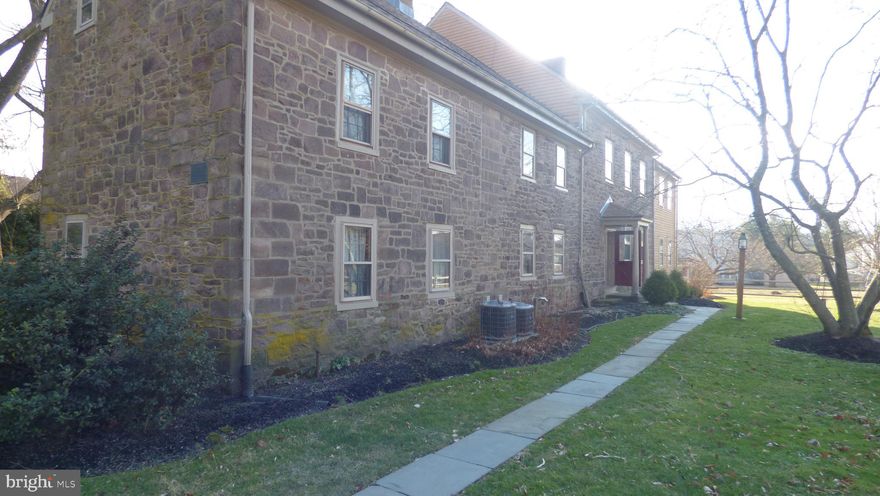 Quaint Historic 1730's Farmhouse converted into Four Apartments.  Unit #3 is a 2nd and third Story One Bedroom, One Full bathroom Apartment.  Enter through a Private Entrance to a foyer with two closets and the Grand Staircase with Wooden Bannister winding to the upper levels.  The 2nd Floor has a Large Living Room with accent Fireplace open to the Formal Dining Room which also has an accent Fireplace.  Deep set windows allow significant Natural Light.  Also on the 2nd Level is the recently updated Eat-in Kitchen.  There are newer Appliances and newer flooring.  There is fresh paint and newer carpeting throughout the apartment.  Continue up the Staircase to the Third Level where you will find the Large Bedroom with Stone accent wall, Exposed Beams and new Skylights.  There is plenty of additional storage in the two attic spaces.  The large Full Bath with Tub/Shower combination finishes the upper level.  Laundry is accessed through an outside entrance to the basement.  The Unit is centrally located to all that Newtown and the surrounding area has to offer and is easily accessible to all Major Highways and transportation.