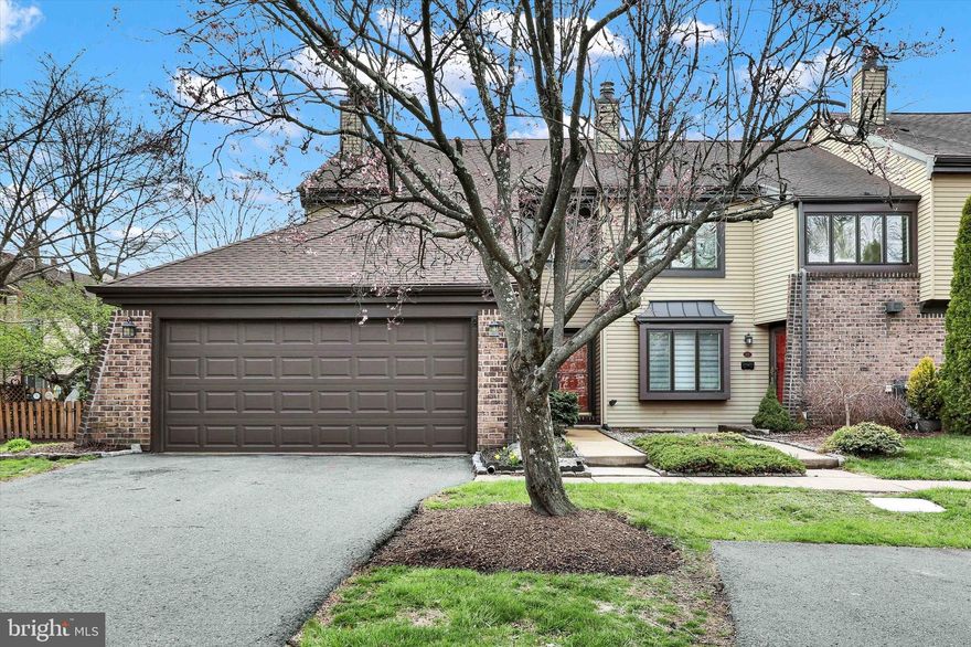 Unfortunately the current buyer wasn't used to an hoa and rules so their loss is your LUCK!  35 years of love and memories were cherished by the current owner in this beautiful end unit - tucked away in the back of the development in a cul-de-sac location. The 3 spacious bedroom, 2.5 bath home takes on glorious sunshine in its large southern exposure picture windows in the Living Room, Dining Room and Family Room.  The sunken Living Room with 10' ceilings and  wood burning fireplace is perfect for those special gatherings. The Remodeled Kitchen boasts white shaker wood cabinets, granite counter tops and subway tile backsplash. The extended granite counter offers seating for that morning meal or a great place to hang as the party always ends up in the Kitchen area. The Kitchen opens to the Family room and flows out sliding doors to rear patio area with perennial gardens just now starting to show their faces. Upstairs find 3 spacious bedrooms, the primary suit has double closets and dressing area along with a full updated bath. The other two bedrooms share a large hall bath with large soaking tub/shower combo. The laundry room adjoins the bathroom. In the basement find a craft room, office or make it a great game room. A TWO CAR GARAGE, two car parking, NEW ROOF, newer mechanicals and love are all part of this incredible package to call HOME!