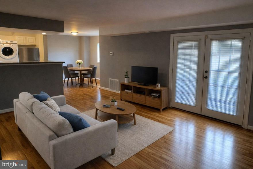 This spacious 2-bedroom, 2-bathroom condo in a charming garden-style building offers more than a 1,000 sq. ft. of comfortable living space. The home features hardwood flooring and you can enjoy the convenience of central air conditioning and heating and an in-unit washer/dryer. The primary bedroom includes an in-suite bathroom with a walk-in shower, and the kitchen is fully equipped with a dishwasher, garbage disposal, and ample cabinet space. Step through elegant French doors onto your private balcony, perfect for unwinding after a long day.

Nestled in a quiet section of a bustling city, this condo offers easy access to shopping, entertainment, public transportation, and major highways, including I-495 and Route 50.

Offers will only be considered by prospective buyers who intend to live in the unit as an owner-occupant. This Association is financially sound and has some of the lowest condo dues in Prince Georges’ County. Seller will provide Home Warranty for 3 years. Seller is also willing to provide additional closing assistance. Owner occupancy required, this project now meets conventional Fannie Mae and FHA financing requirements.