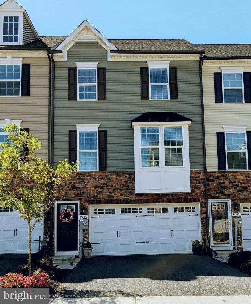 Built in 2023, this NV Schubert model shows like new and is in pristine, model like condition. The main level features an open concept layout enhanced by engineered hardwood flooring and abundant natural light.
The upgraded kitchen is a standout, offering stainless steel appliances, gas cooking, a large center island, quartz counters, ceramic tile backsplash, and under cabinet lighting, perfect for both everyday living and entertaining. The adjacent dining area includes a charming box bay window, while the bright living room opens to a large deck overlooking peaceful open space. Upstairs, you’ll find three generously sized bedrooms, including a luxurious owner’s suite with a tray ceiling, walk-in closet, and spa like bath featuring a garden tub, walk in shower with a frameless glass door, and a double sink vanity. A convenient upper level laundry room is equipped with cabinetry, shelving, and a full size washer and dryer. The fully finished lower level offers a versatile space ideal as a fourth bedroom, home office, or family room, complete with a large closet and full bath. Enjoy walkout access to the backyard and direct entry to the two car garage.
Situated on a premium lot backing to a walking and biking trail and Rock Creek which leads to Culler Lake and Baker Park. All this in a prime location just minutes from shopping, dining, and major commuter routes.