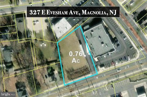 Vacant Land For Sale - 327 E Evesham Avenue<br/> MAGNOLIA, NJ 08049
