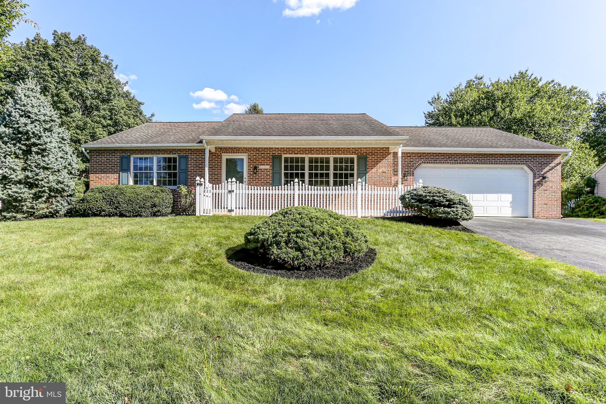 3 BR / 2 BA ranch home located in Lititz! This house is perfectly located in Lititz Borough, just steps away from Sixth Street Park, walking distance to the Lititz Library, and a few blocks from the elementary school. This home offers easy first floor living with a spacious living area/dining area, kitchen with island, large family room to the rear with patio access, as well as 3 bedrooms, including a primary bedroom with ensuite bathroom. 1st floor laundry! New carpet, updated fixtures, and recent efficient natural gas / central AC (2018) offer the new owner a great value in a great neighborhood... complete with the white picket fence! Enjoy the spacious 2 car garage for all your projects and a nice backyard with concrete patio for crisp evenings outside. Come and see this home today! Will go live when professional pictures are received on 9/9.