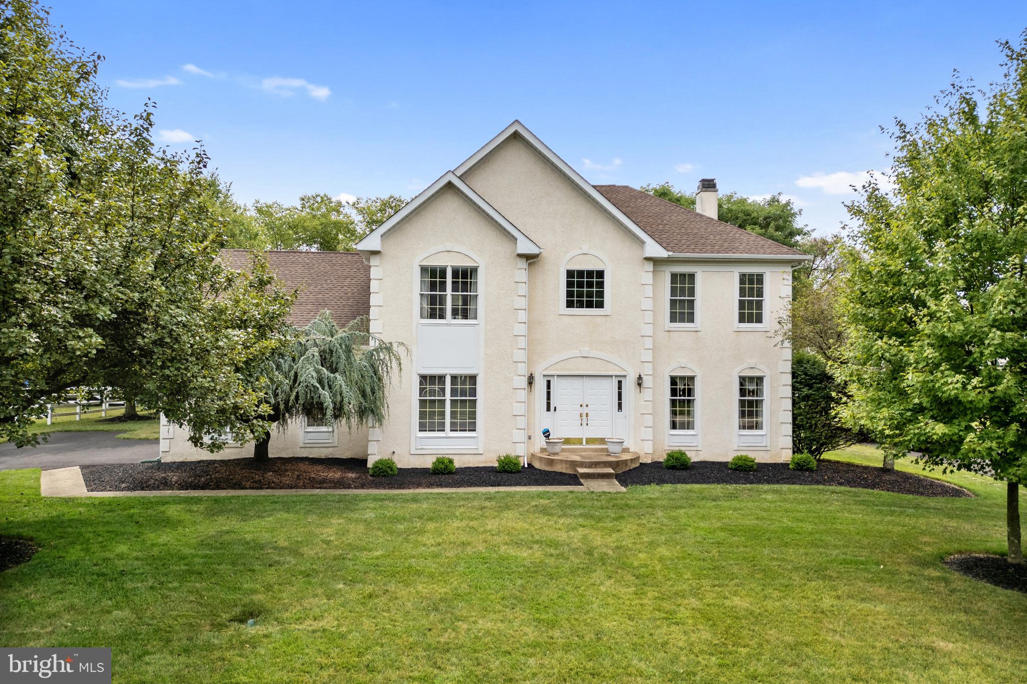 The one you have been waiting for! Welcome to 4913 Mead Dr! This 4 bed 2.5 bath home boasts 3500 sqft of living space and is located in the highly desirable neighborhood of Cold Spring Hunt, in the heart of Doylestown. The main level features a lovely living room with a brick fireplace, family room, formal dining room and a large upgraded kitchen. The second level features the HUGE master suite with a walk in closet and a full ensuite bathroom. Down the hall are 3 other generously sized bedrooms and a full hall bathroom. Other key features of this home include a huge unfinished basement and two car attached garage. Out back is a brick patio overlooking the very private backyard. 4913 Mead Dr has so much to offer and will not last long. Schedule a showing today!!