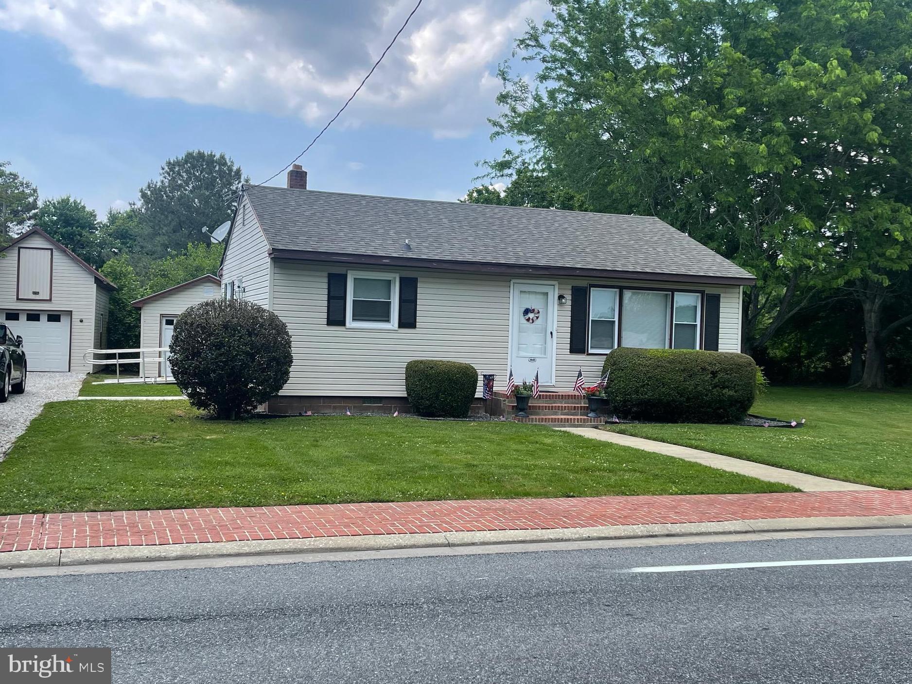 **Back to Active** This recently renovated 2-bedroom, 1-bathroom rancher, located in the small quaint town of Quantico, is a gem waiting to be discovered. In the last 2 years the owner has installed all new plumbing, HVAC, windows, Luxury Vinyl Plank flooring, carpet, and so much more! The property also includes two sheds, providing ample storage space for all your needs. With its cozy atmosphere and convenient location, this home offers the perfect blend of comfort and functionality for a peaceful lifestyle in this charming town.