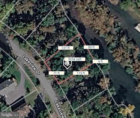 Vacant Land For Sale - 1231 Lakeview Drive<br/> Frederick County, CROSS JUNCTION, VA 22625