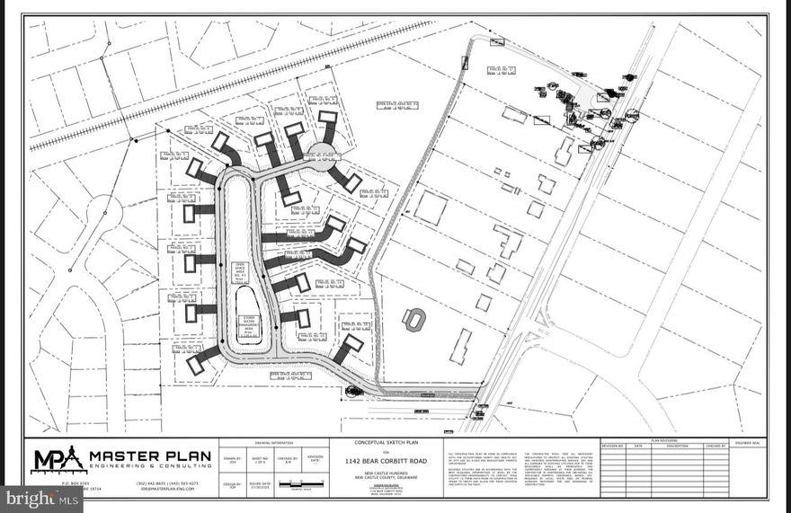 Without further due, this is a rare opportunity to acquire a fully assembled 16-lot residential community in New Castle County. Plans have been submitted to New Castle County and are expected to receive approval & lot numbers within approximately 60 days.

Conveying with property , Sewer permit and certification 
                                                            Del Dot Permit 
Once approvals are finalized, individual lot numbers will be assigned, infrastructure will be installed, and the property will transition to individual lot sales, at which point this listing will be removed.

This is truly a builder’s dream. The buyer will have the opportunity to name the community, establish the HOA, and control the overall vision and build-out. The assemblage work has been completed, offering a streamlined and efficient path to development.
Highest and best offers are being solicited now, prior to lot final approvals. Opportunities with near-term entitlements and flexibility at this stage are increasingly rare.
Serious inquiries only.