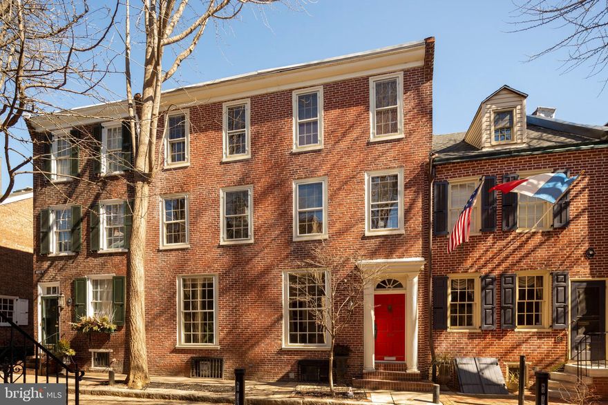 WOW! This magnificent, historic (circa 1814) manse boasts all the bells and whistles with total grace and elegance. With almost 3000 square feet of luxurious living space, and a separate garden/ patio, this home is an unheard of 30 feet wide. It features 4 bedrooms, 3 full designer bathrooms, hardwood floors, a Teknica kitchen with miles of granite countertops and a breakfast island big enough for entertaining, and a multi zoned HVAC system.   There are amenities throughout the house. Enter thru an impressive front doorway into an expansive living room with high ceilings, crown moldings and a slate gas fireplace.  This is truly a focal point of the home!  From the living room, you are invited into either the breathtaking kitchen with state of the art stainless steel appliances and floor to ceiling cherry cabinets, or you can enter the formal dining room large enough for all family gatherings. There is also a brand new full bathroom on this level. Sliding glass door leads you from the kitchen to the irrigated garden, a horticulturist's delight and a most pleasant place to relax. The garden is a separately deeded parcel opening onto 230 S. Jessup Street (10.75 x 28.50). Two adjacent neighbors turned similar spaces into parking.  This home already comes with a prepaid parking space for 1 year just 1 block away.   The second floor features a huge den/ theater room and the master bedroom suite, fit for a king, with 2 walk-in closets, a private deck area, and a spa like master bathroom with a multi person shower. There is also a convenient laundry room on this level. The 3rd floor is where all the business happens. It boasts 3 bedrooms, 2 that are currently used as offices, a full ceramic bathroom and another private deck.  Yes, that makes 3 outdoor spaces. The basement contains utilities and has lots and lots of storage.   The 200 block of Quince Street was named the #1 small street in Philadelphia by Curbed Philadelphia in 2019.  There is a Matterport tour and tons of pictures, and they surely do not lie. This home has a walk and transit score of 98 and is close to everything Center City Philadelphia has to offer. Make your move today!